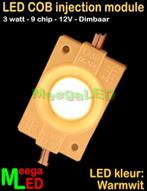 LED Camper COB licht module 3W - 9 chip – IP54 – Warmwit, Caravans en Kamperen, Ophalen of Verzenden, Nieuw