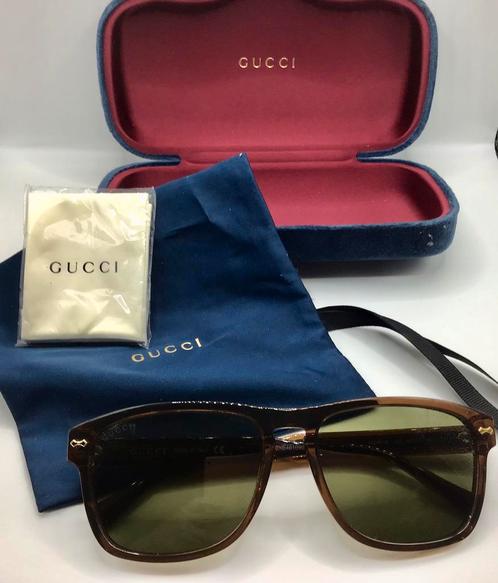 Gucci zonnebril zgan Unisex bruin bon hoes origineel Gucci, Sieraden, Tassen en Uiterlijk, Zonnebrillen en Brillen | Dames, Zonnebril