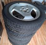 SAAB Aero 16# velgen plus winterbanden, Ophalen of Verzenden, 16 inch, Winterbanden