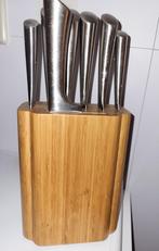 Messen blok vivo, Ophalen of Verzenden, Zo goed als nieuw, Rvs of Chroom