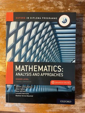 Mathematics IB Analysis and Approaches higher level beschikbaar voor biedingen