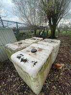 4 IBC vaten met deksel - 1000 liter, 150 liter of meer, Ophalen of Verzenden, Gebruikt, Kunststof