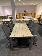 Te koop: dining tuin set (Aluminium Textileen Polywood), Ophalen, 4 zitplaatsen, Aluminium, Zo goed als nieuw