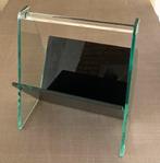 Design lectuurbak / krantenbak van glas, Ophalen, Zo goed als nieuw