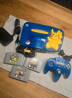 Nintendo N64 Pikatchu Edition met spellen, Ophalen of Verzenden, Zo goed als nieuw, Met 1 controller