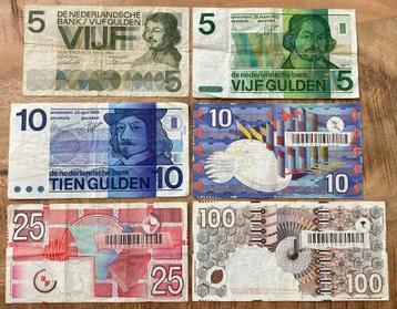 Nederlandse bankbiljetten (2) beschikbaar voor biedingen
