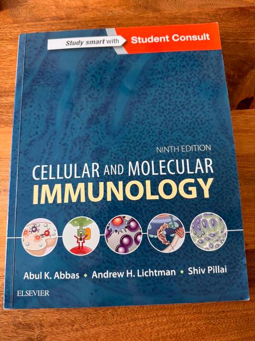 Cellular and Molecular Immunology 9e : With Student Consult, Boeken, Schoolboeken, Zo goed als nieuw, Ophalen of Verzenden