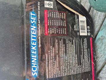 Sneeuwkettingen beschikbaar voor biedingen