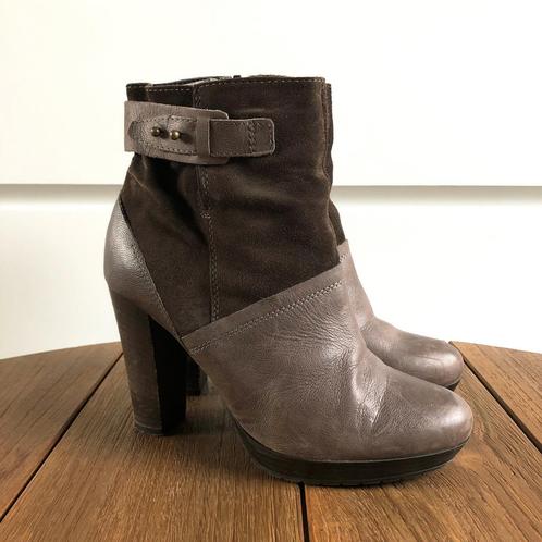 Invito laarsjes met hak leer maat 39 donker bruin, Kleding | Dames, Schoenen, Zo goed als nieuw, Bruin, Verzenden