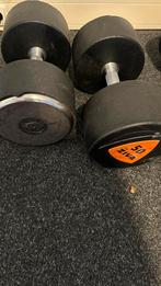 2 dumbells van 50 kilo, Sport en Fitness, Fitnessmaterialen, Ophalen, Gebruikt, Dumbbell