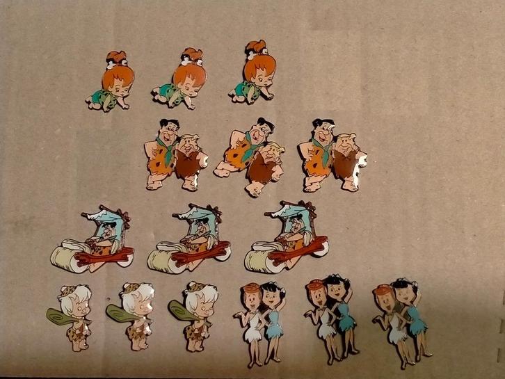 The Flintstones Flinstones Barney Fred Wilma pin pins tv, Verzamelen, Speldjes, Pins en Buttons, Gebruikt, Ophalen of Verzenden