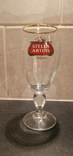Stella Artois bierglas - 2 beschikbaar, Ophalen of Verzenden, Gebruikt, Bierglas