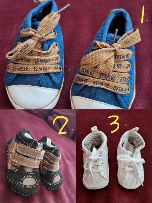 3 paar nieuwe babyschoenen – verschillende maten – €3 per pa, Kinderen en Baby's, Babykleding | Schoentjes en Sokjes, Nieuw, Jongetje of Meisje