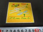 sticker Sprang Capelle P.L. van Loon BV  1980, Ophalen, Zo goed als nieuw, Sticker