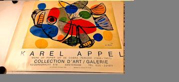 Poster Karel Appel "Het Zonnedier" beschikbaar voor biedingen