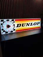 Dunlop Retro Lichtbak Klok - 1970 Origineel, Verzamelen, Merken en Reclamevoorwerpen, Ophalen of Verzenden, Zo goed als nieuw