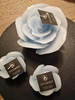 Tk 3 kaarsen van Dekocandle, Huis en Inrichting, Woonaccessoires | Kandelaars en Kaarsen, Overige materialen, Blauw, Nieuw, Ophalen of Verzenden