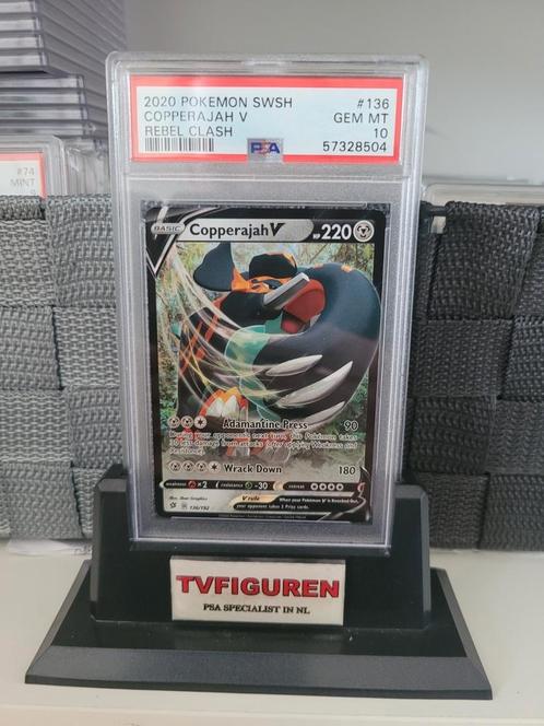 Pokemon psa kaart Copperajah v rebel Clash grade 10, Hobby en Vrije tijd, Verzamelkaartspellen | Pokémon, Zo goed als nieuw, Ophalen of Verzenden