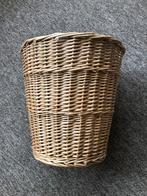 Rieten mand, Mand, Rond, Ophalen of Verzenden, Zo goed als nieuw