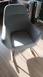 Schommelstoel grijs, blauw, Ophalen, Zo goed als nieuw, Blauw, Eén