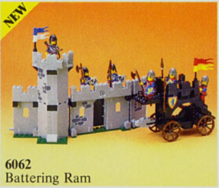 Lego Castle Black Falcons 6062 Battering Ram, Kinderen en Baby's, Speelgoed | Duplo en Lego, Zo goed als nieuw, Lego, Complete set