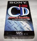 Sony CD E 240 kwaliteits VHS videoband. Nieuw/geseald., Ophalen of Verzenden, VHS of SVHS, (Video)band