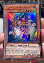 Yu-Gi-Oh! Toon Dark Magician Girl DUPO-EN041 1st Ed!, Hobby en Vrije tijd, Verzamelkaartspellen | Yu-gi-Oh!, Foil, Ophalen of Verzenden