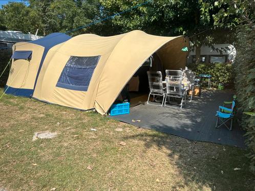 Cabanon Columbia deluxe 6-8pers + extra’s, Caravans en Kamperen, Vouwwagens, Cabanon, meer dan 6, Beige, Aanwezig, Ophalen