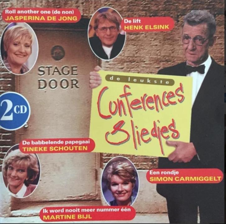 De Leukste Conferences en Liedjes (2CD), Cd's en Dvd's, Cd's | Humor en Cabaret, Zo goed als nieuw, Ophalen of Verzenden