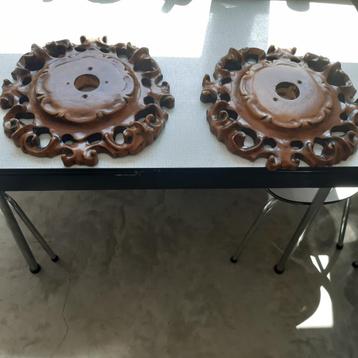 2 x    BAROK   PLAFONNIERE  [  100,00  EURO ]  WEG = WEG beschikbaar voor biedingen