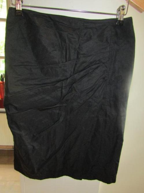 F568 TIMELESS mt 36 rok zwart college model metaal, Kleding | Dames, Rokken, Zo goed als nieuw, Maat 36 (S), Zwart, Knielengte