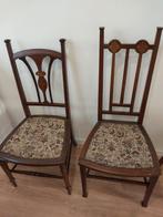 Twee Antieke Houten Stoelen, Ophalen