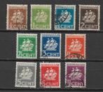 Suriname 1936 Bootje schip, Postzegels en Munten, Postzegels | Suriname, Verzenden, Gestempeld