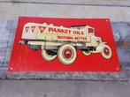 Origineel usa bord, tin sign van Pankey Oils nothing better⛽, Reclamebord, Gebruikt, ., Ophalen of Verzenden