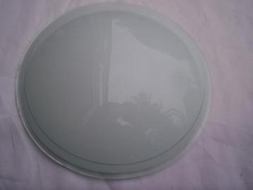 1× PLAFONDLAMP Plafonnière schaal 23 cm. 'wit'  -INcompleet! beschikbaar voor biedingen