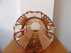 Art Deco Boheemse Vaas Stolzle, orange, Ophalen of Verzenden