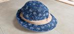 Stoer en net hoedje donkerblauw/bruin palmbomen, Kinderen en Baby's, Kinderkleding | Petten en Hoeden, Ophalen of Verzenden, 104 of kleiner