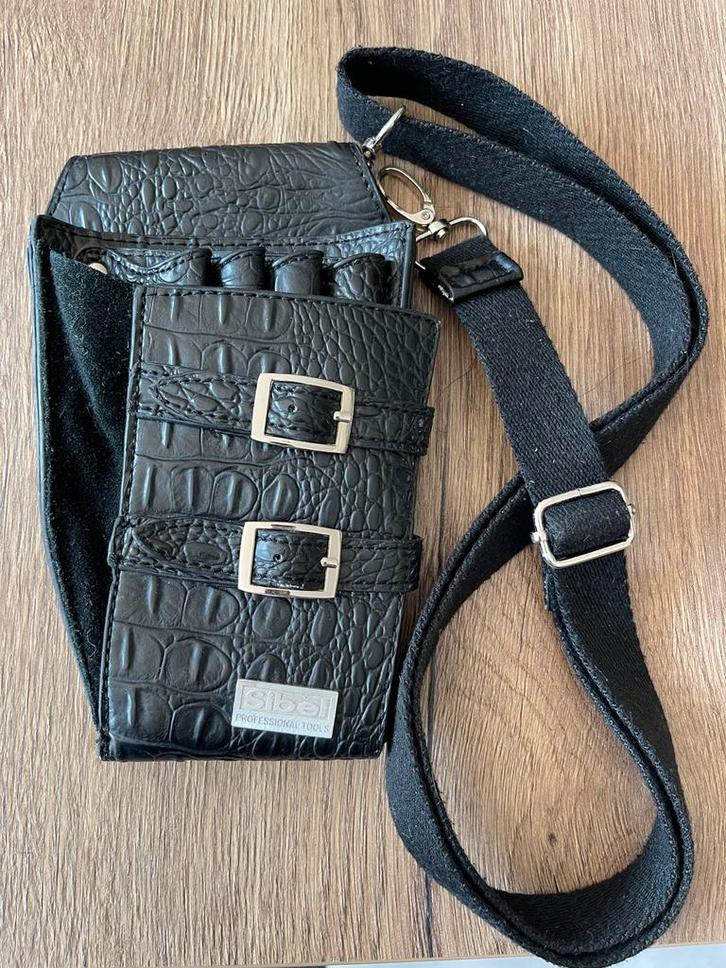 Scharen holster/tas voor kappers - Sibel, Sieraden, Tassen en Uiterlijk, Uiterlijk | Haarverzorging, Gebruikt, Ophalen