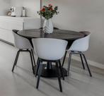 Ethnicraft Torsion eettafel en HAY stoelen, Huis en Inrichting, Tafels | Eettafels, Ophalen, 50 tot 100 cm, Zo goed als nieuw