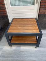 bijzet tafel buiten, Huis en Inrichting, Tafels | Bijzettafels, Ophalen, Minder dan 55 cm, Gebruikt, 60 cm of meer