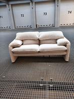Cassina Maralunga 40 2 zits bank  opnieuw bekleed, 125 cm of meer, Ophalen of Verzenden, Zo goed als nieuw, 75 tot 100 cm