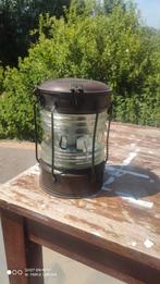 Oude antieke koperen scheepslamp in top staat Ankerlicht, Antiek en Kunst, Antiek | Lampen, Ophalen of Verzenden