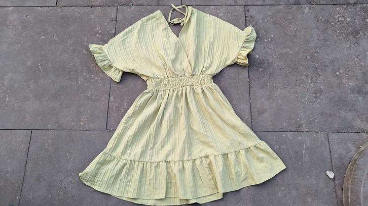 Groen jurkje /tuniekje maat 36 Shein, Kleding | Dames, Jurken, Gedragen, Maat 36 (S), Geel, Boven de knie, Ophalen of Verzenden