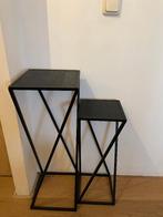 Stand for Flower pot/Plants/Decoration - Set of 2, Huis en Inrichting, Tafels | Sidetables, Ophalen, 50 tot 100 cm, Vierkant, Zo goed als nieuw