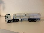Tekno Volvo met open trailer, Hobby en Vrije tijd, Modelauto's | 1:50, Ophalen of Verzenden, Zo goed als nieuw, Bus of Vrachtwagen