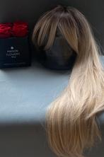 Haartopper/pruik as blond/highlights, Sieraden, Tassen en Uiterlijk, Uiterlijk | Haarverzorging, Ophalen, Zo goed als nieuw, Pruik of Haarverlenging
