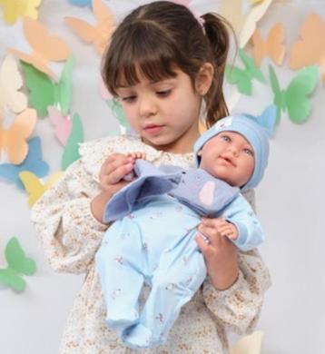 Schattige babypop softbody met geluid en speen Llorens baby beschikbaar voor biedingen