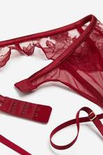 Rode kanten h&m jarretels nieuw kostte €23 maat S, Ophalen of Verzenden, Rood, Setje