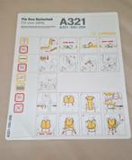 Lufthansa Star Alliance A321 A321-100/-200 flight safetycard, Ophalen of Verzenden, Zo goed als nieuw, Kaart, Foto of Prent