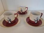 Droste servies, 3 kop en schotels, Antiek en Kunst, Ophalen of Verzenden
